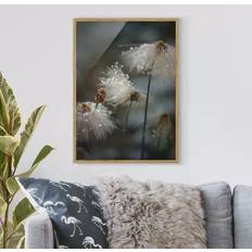 MDF Bilder Dandelions with Snowflakes Oak Bild 18x24cm