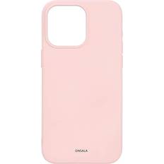 Mobiletuier Onsala iPhone 15 Pro Max Silicone deksel rosa