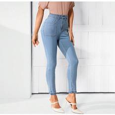 Shein Blue - Slim - Women Jeans Shein Women'S Light Blue Washed Slim Fit Jeans