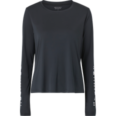 Dame - Polyester T-skjorter & Singleter Röhnisch Team Logo Long Sleeve Sort