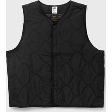 Nike Herren - L Westen Nike Woven Insulated Military Vest Schwarz