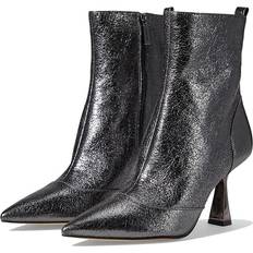 Michael Kors Støvler & Boots Michael Kors MK Clara Crackled Metallic Ankle Boot Anthracite IT