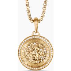 Men Charms & Pendants David Yurman Men's St. Christopher Pendant in 18K Gold, 34.5mm