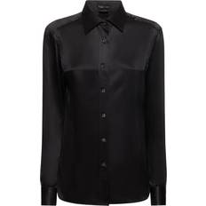 Satin Shirts Tom Ford Silk satin shirt black