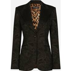 Dolce & Gabbana Polyester Blazers Dolce & Gabbana Brocade blazer black