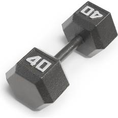 Marcy Cast Iron Hex Dumbbell Single 40lbs