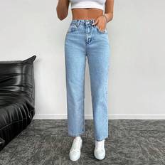 Shein Damen Hosen & Shorts Shein Ladies' Straight Leg Jeans