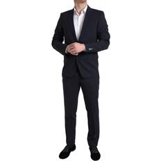 Dolce & Gabbana Men Suits Dolce & Gabbana Blue Piece Single Breasted MARTINI Men's Suit