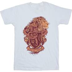 Herren - Skifahren T-Shirts & Tanktops Harry Potter Herren-T-Shirt mit Gryffindor-Skizze und Wappen