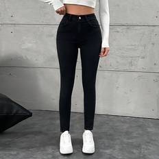 Shein Damen Hosen & Shorts Shein Women's Solid Color Jeans