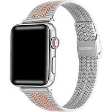Gold apple watch band The Posh Tech Unisex Eliza Bicolor Band for Apple Watch 45mm