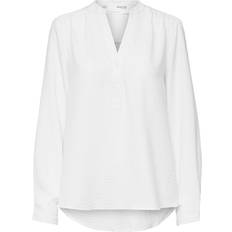 Dame - Polyester Bluser Selected Long-sleeved Blouse