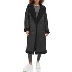 Levi's Coats Levi's Women's Faux Shearling Long Coat, Black