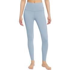 Blue - Women Tights Nike Women's Zenvy Gentle-Support High-Waisted 7/8 Leggings in Blue, DQ6015-441