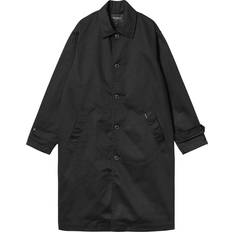Carhartt Women Coats Carhartt W' Newhaven Coat Black Rinsed WIP Sort