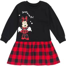 Disney Dresses Children's Clothing Disney Minnie Mouse Little Girls Fleece Skater Dress Black