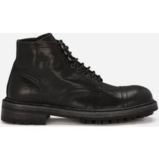 Dolce & Gabbana Herren Stiefeletten Dolce & Gabbana Black Leather Ankle Boots Black