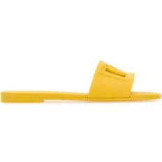 Dolce & Gabbana Slippers Dolce & Gabbana DG rubber slides yellow