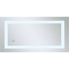 White Bathroom Mirrors Scoles Lighted Bathroom/Vanity Mirror