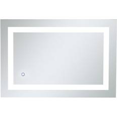 White Bathroom Mirrors Scoles Lighted Bathroom/Vanity Mirror