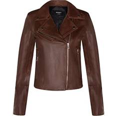 Brown leather jacket womens • Compare best prices »