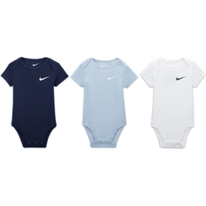 Nike Bodysuits Children's Clothing Nike Mini Me 3-Pack Bodysuit Set Baby Bodysuits in Blue, 9-MO 56K647-U90