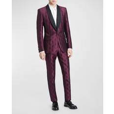 Dolce & Gabbana Red Suits Dolce & Gabbana Men's DG Jacquard Tuxedo