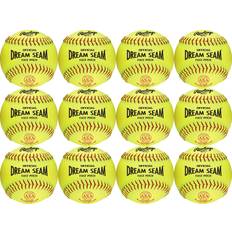 Rawlings Baseballs Rawlings Official ASA NFHS Dream Seam Fastpitch Softball, C11RYSA, Single Ball