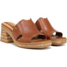 Franco Sarto Slides Franco Sarto Women's Slide Sandals Cognac Brown Leather