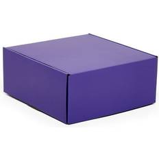 Cardboard Boxes on sale Paper Mart 10ea 8 X 8 X 8 Purple Corrugated Tuck Top Box-Pkg by Paper Mart