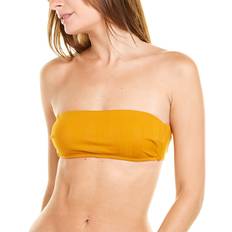 Textured Stretch Bandeau Bikini Top