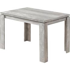 Monarch Specialties Reclaimed Wood Grey Dining Table 31.5x47.2"