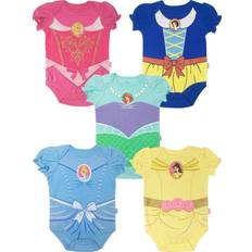 Bodysuits Disney Princess Ariel Princess Belle Cinderella Newborn Baby Girls Pack Bodysuits Princess Newborn