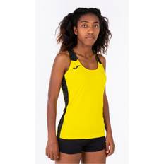 Damen - Gelb Tanktops Joma Débardeur Femme Record II Gelb-Schwarz