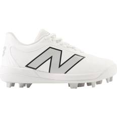 New Balance Baseball Shoes Children's Shoes New Balance Kid's 4040v7 Rubber Molded - Optic White with Raincloud