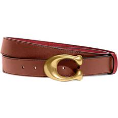 Red Belts Sculpted Buckle Cut To Reversible Belt, 32mm