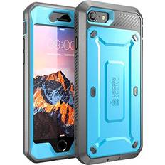 Supcase Unicorn Beetle Pro Holster Protective for cell phone rugged polycarbonate thermoplastic polyurethane TPU black blue