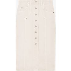 Women Skirts Isabel Marant Étoile Jupe Vandy Femme Blanc