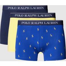 Gelb - Herren Unterhosen Polo Ralph Lauren Underwear Boxershorts mit elastischem Logo-Bund und Regular Fit in Gelb, Größe