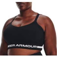 Under Armour B BHs Under Armour Women's Seamless Low Long Sports Bra, 1X, Black