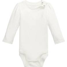 Polo Ralph Lauren Baby Logo Bodysuits - Cream