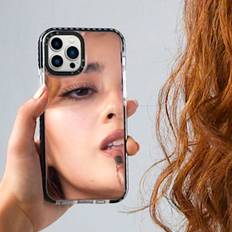 ICU Designs iPhone 13 Pro Mirror Cell Phone Case White