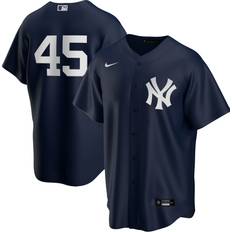 Nike New York Yankees Game Jerseys Nike Men's Gerrit Cole Navy New York Yankees Alternate Replica Player Jersey