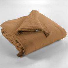 Gaïa Camel Cotton Gauze Filz Braun (200x90cm)