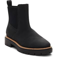 Toms Chelsea Boots Toms Women's Black Synthetic Cort Boots