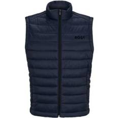 Hugo Boss Men Vests Hugo Boss Men's Packable Gilet Vest Dark Blue Dark Blue