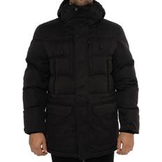 Superdry Klær Superdry Men's Mens Micorfibre Hooded Parka Black 42/Regular