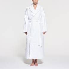 Skiing - Women Sleepwear SKIMS Robe White Small/Medium Cotton Duvet