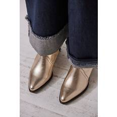 Golden Chelsea Boots Free People New Frontier Western Boot
