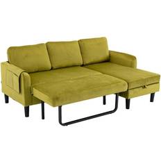 HOMEFUN Modern Olive Green Sofa 72.4" 4 Seater